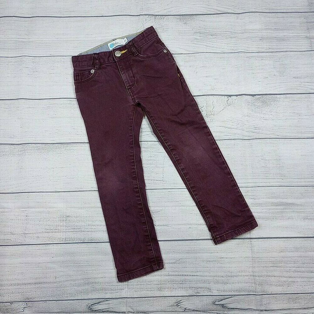 3 Boden Maroon Denim Pants